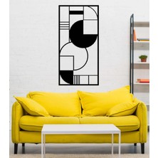 Artroya - Pac-Man Metal Duvar Tablosu - Ev Duvar Dekorasyonu - 100 X 50 - Cm -Siyah - Deco-031