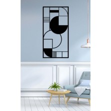 Artroya - Pac-Man Metal Duvar Tablosu - Ev Duvar Dekorasyonu - 100 X 50 - Cm -Siyah - Deco-031