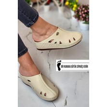 Neon Shoes Kadın Önü Kapalı Sabo Terlik Ortopedik Hemşire Doktor Hastahane İş Ev Dışarı Terlik