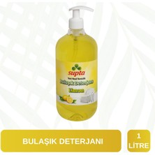 Supta Sıvı Bulaşık Deterjanı 1 L Limon Kokulu