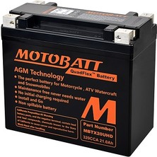 Motobatt Quadflex 4 Kutup 12V 21 Ah 320 Cca Akü MBTX20UHD