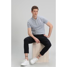 Lufian Laon Spor Polo Erkek Tişört Siyah
