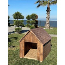 Elawoodworking Ela Woodworking Ahşap Büyük Boy Köpek Kulübesi