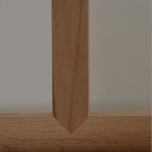 Lethe Works Raf Ayağı, Gürgen Ahşap Raf Ayağı (11 Adet) (Natural)