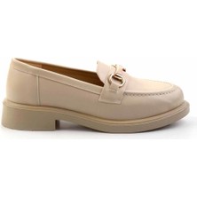 Bambi Bej  Kadın Loafer Ayakkabı K01714130009