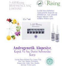 Orising 5ALF - Androjenik Alopesiye, Kepeğe Karşı Saç Bakım Seti: Şampuan 750ML & Saç Serumu 12 Amp. x 7 Ml.