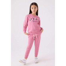 U.S. Polo Assn. Pembe Kız Çocuk Eşofman Takımı