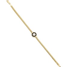 Sembol Gold Altın Çağla Bilekliği 14 Ayar Gurmet Chain