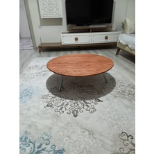 Ela Wood Working Masif Ağaç Katlanabilir Ayaklı Yer Sofrası
