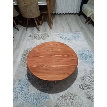 Ela Wood Working Masif Ağaç Katlanabilir Ayaklı Yer Sofrası