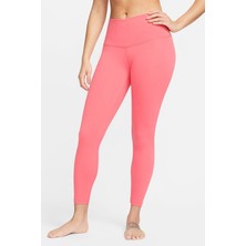 Nike Yoga Dri-Fit High-Rise 7/8  Yüksek Bel Toparlayıcı Kadın Tayt Pembe
