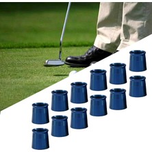 Surjion 12 Adet Golf Demir Yüksük Konik Ucu Adaptör Boyutu .370 Golf Kulübü Mil Yüksük Mavi (Yurt Dışından)