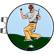 Surjion Golf Marker Şapka 25MM Yaratıcı Golf Işareti Araç Stili C (Yurt Dışından)