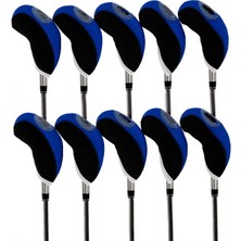 Surjion 10X Neopren Golf Ütüler Golf I Kılıfı Woods Headcovers Mavi (Yurt Dışından)