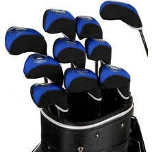 Surjion 10X Neopren Golf Ütüler Golf I Kılıfı Woods Headcovers Mavi (Yurt Dışından)