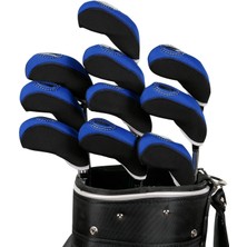 Surjion 10X Neopren Golf Ütüler Golf I Kılıfı Woods Headcovers Mavi (Yurt Dışından)