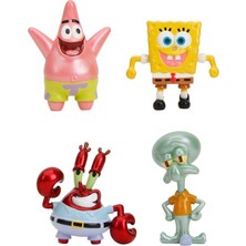 Jada Toys Spongebob Squarepants 4'lü Set Paket 6 Santimetre  Fıgurler