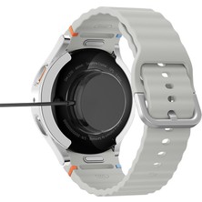 Samsung Galaxy Watch 7 44MM Uyumlu Kasa Ekran Koruyucu 360 Tam Koruma Kılıf Kapak