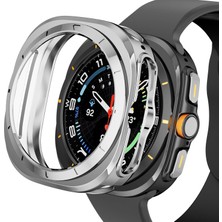 Samsung Galaxy Watch 7 Ultra 47MM Uyumlu Kasa Ekran Koruyucu 360 Tam Koruma Kılıf Kapak