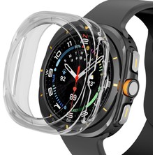 Samsung Galaxy Watch 7 Ultra 47MM Uyumlu Kasa Ekran Koruyucu 360 Tam Koruma Kılıf Kapak