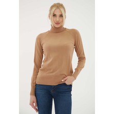 Fashion Friends Standart Fit Balıkçı Yaka Triko Kazak Bayan Kazak 24K0401K1