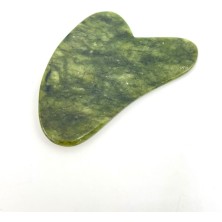 Sertifikalı Yeşim 1. Sınıf Kalite Gua Sha Doğal Taş Masaj Aleti