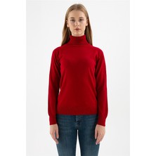 Fashion Friends Standart Fit Balıkçı Yaka Triko Kazak Bayan Kazak 24K0401K1