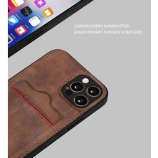 Samsung Galaxy S21 FE Kartlıklı Rich Boss Lüx Deri Kılıf Koyu Kırmızı