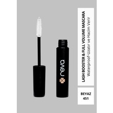 Reva Lash Booster & Full Volume Color Mascara -Tam Hacim & Uzatan Renkli Maskara Beyaz 451