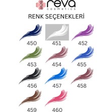 Reva Lash Booster & Full Volume Color Mascara -Tam Hacim & Uzatan Renkli Maskara Koyu Mavi 450