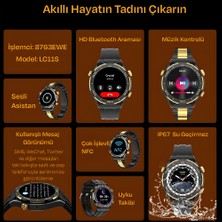 Js Ultamate Sk4 Pro Max 49MM Akıllı Saat Sesli Görüşme Özellikli Yedek Kordonlu