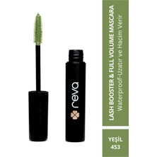 Reva Lash Booster & Full Volume Color Mascara -Tam Hacim & Uzatan Renkli Maskara Yeşil 453