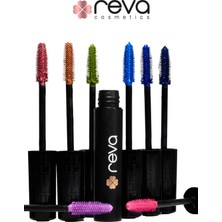 Reva Lash Booster & Full Volume Color Mascara -Tam Hacim & Uzatan Renkli Maskara Koyu Mavi 450