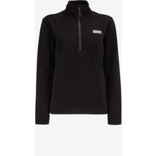 Discovery Expedition Düz Siyah Kadın Polar Sweatshırt D4WL-SWT3929