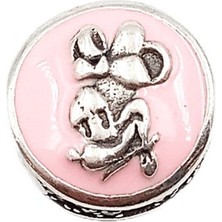Defne Silver Pembe Minnie Figürlü Charm