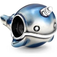 Defne Silver Yunus Balığı Charm