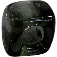 Defne Silver Füme Murano Cam Charm