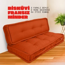 Xpermate Bisküvi Minder Petek Önü Palet Üstü Minderi Fransız Minder Bank ve Bahçe Minderi 60X120X14 cm Kremit