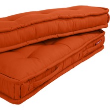 Xpermate Bisküvi Minder Petek Önü Palet Üstü Minderi Fransız Minder Bank ve Bahçe Minderi 60X120X14 cm Kremit