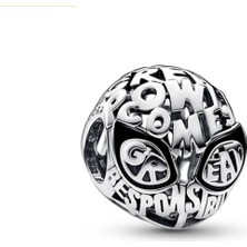 Defne Silver Örümcek Adam Charm