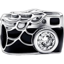 Defne Silver Marvel Camera Charm
