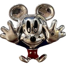 Defne Silver Mickey Charm