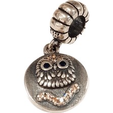 Defne Silver Sallantılı Baykuş Charm