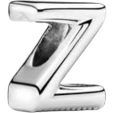 Defne Silver Z Harf Charm