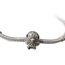 Defne Silver Kuş Charm