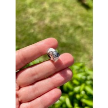 Defne Silver Yapraklı Murano Charm