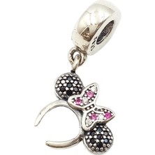 Defne Silver Sallantılı Minnie Taç Charm