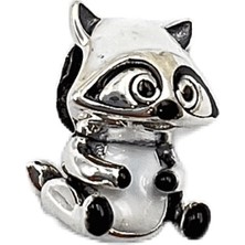 Defne Silver Rakun Charm