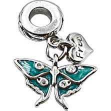 Defne Silver Kelebek Charm