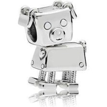 Defne Silver Dans Eden Robot Charm